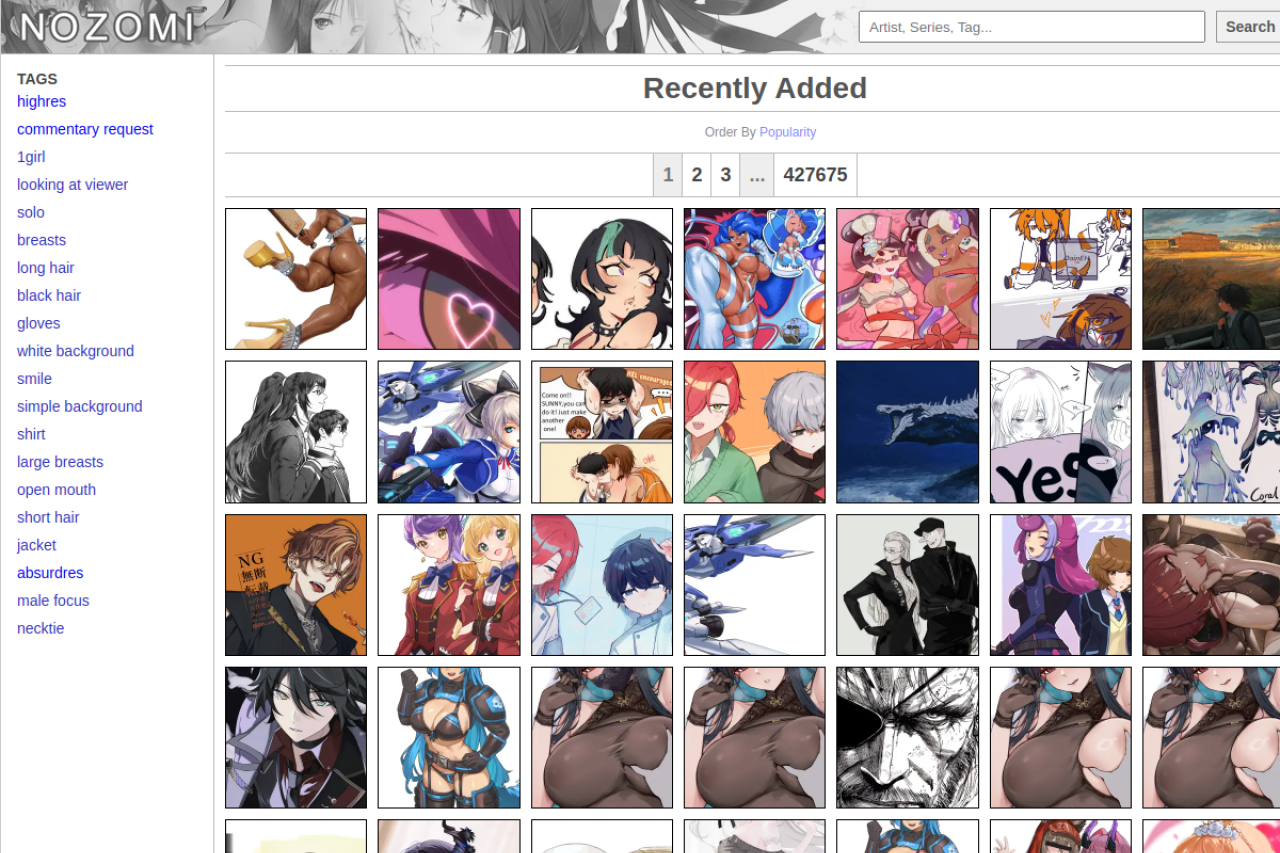 Screenshot of Nozomi la