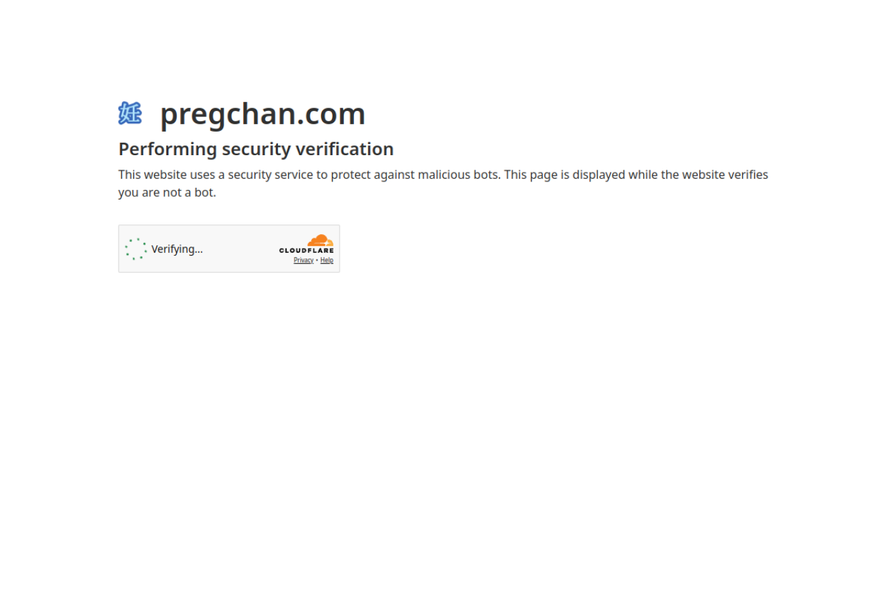 Screenshot of Pregchan