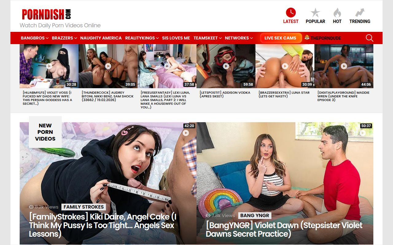 Screenshot of Porndish