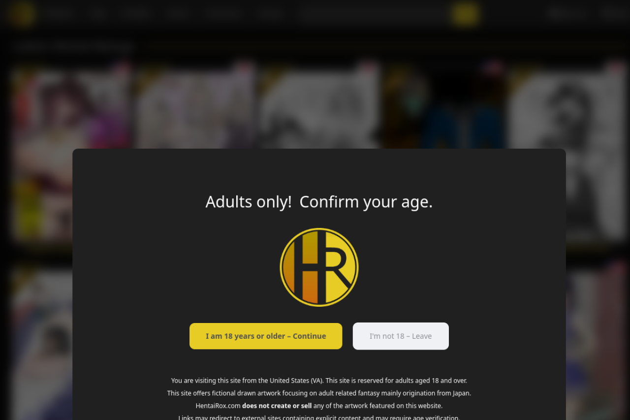 Screenshot of Hentairox