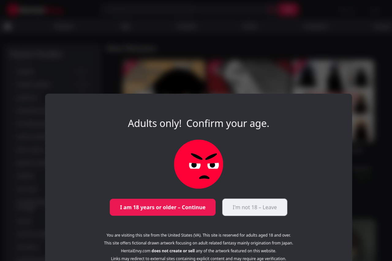 Screenshot of Hentaienvy