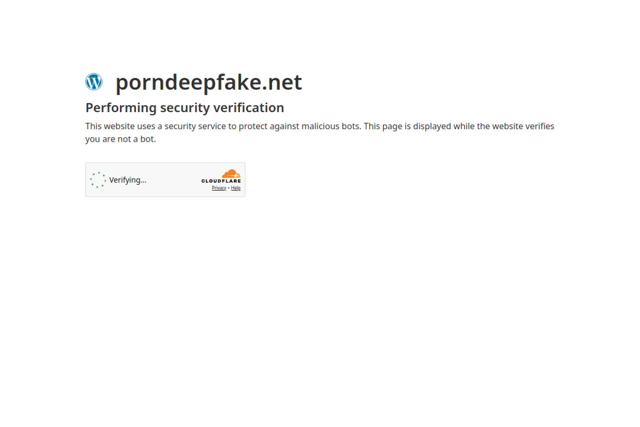 Screenshot of Porndeepfake