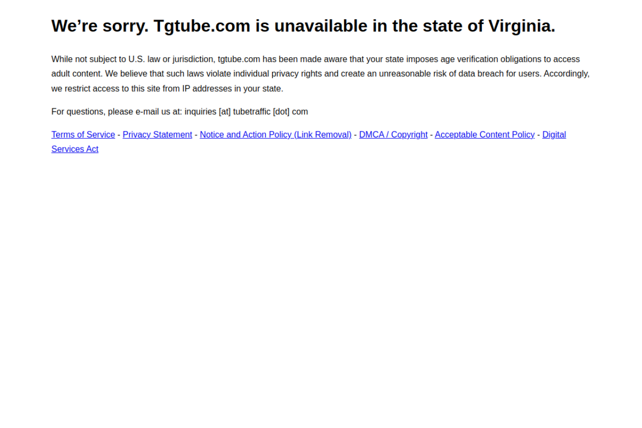 Screenshot of Tgtube