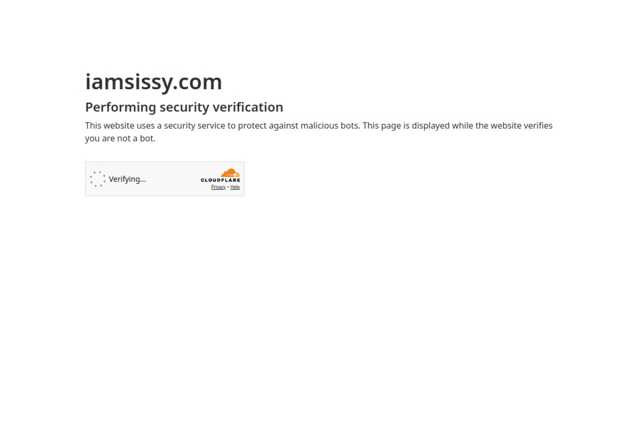 Screenshot of Iamsissy