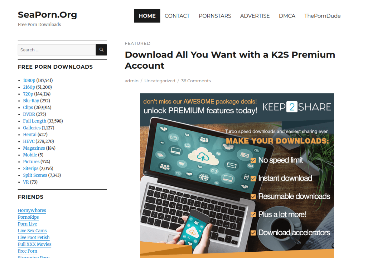 Screenshot of Seaporn